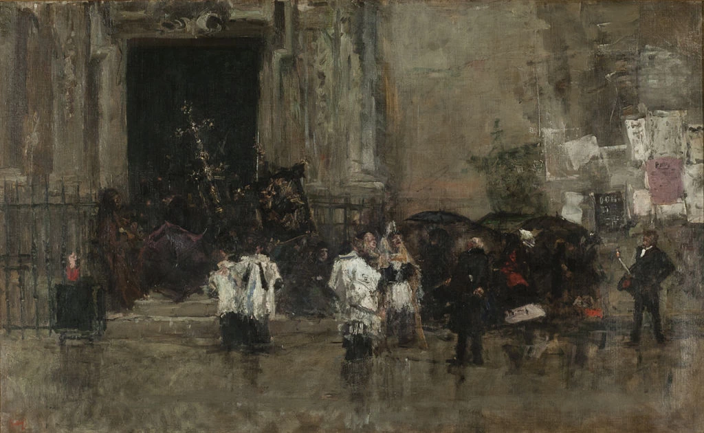 Processione sorpresa dalla pioggia - Museo Nacional de Bellas Artes, Buenos Aires